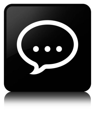 Konuşma kutsal kişilerin resmi siyah kare düğme