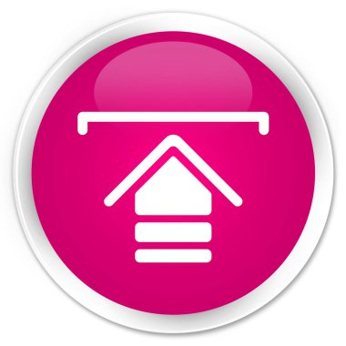 Upload simgesini prim düğmesini pembe