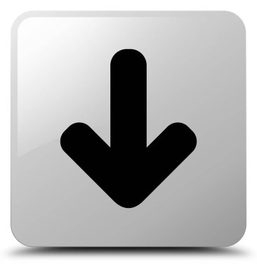 Ok simgesi Beyaz kare düğmesini indir