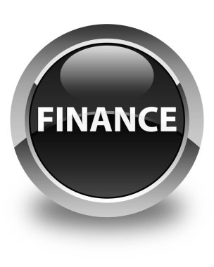 Finans parlak düğme siyah