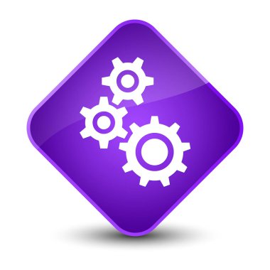 Gears'ın kutsal kişilerin resmi zarif mor elmas düğme