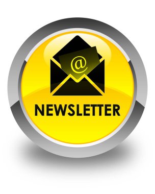 Bülten parlak sarı yuvarlak düğme