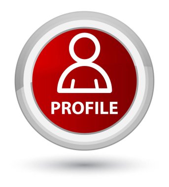 Profil (üye simgesi) baş kırmızı yuvarlak düğmesi
