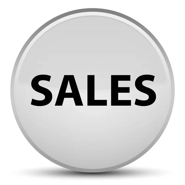 Sales special white round button — Stock Photo, Image