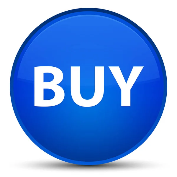 Buy special blue round button — Stock Photo, Image