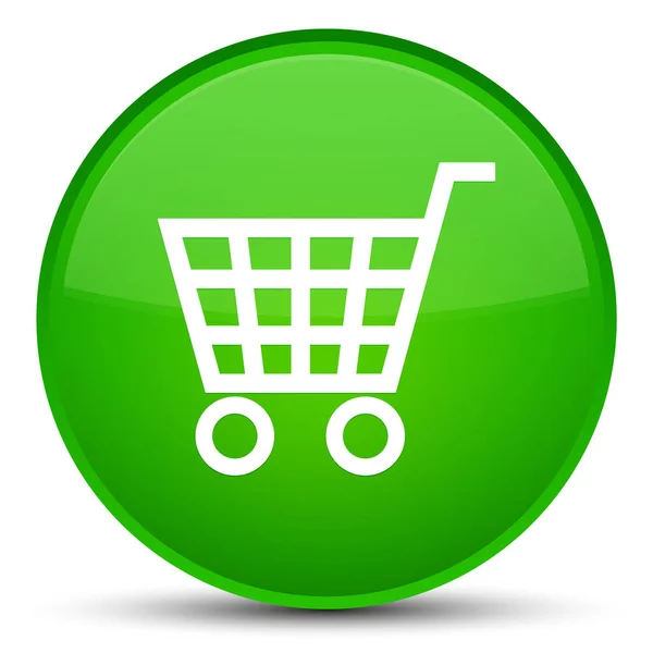 Icona e-commerce speciale pulsante rotondo verde — Foto Stock