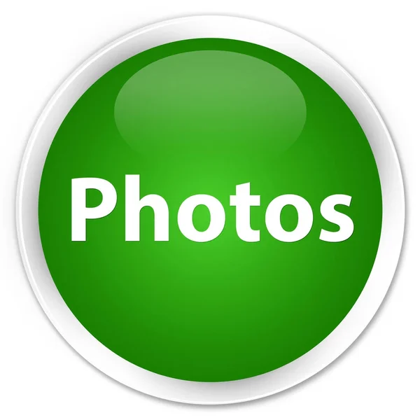 Foto's premium groene ronde knop — Stockfoto