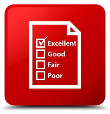 Soru formu simgesi kırmızı kare düğmesini