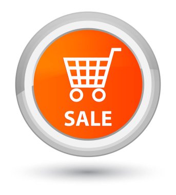 Satılık prime turuncu yuvarlak düğmesine