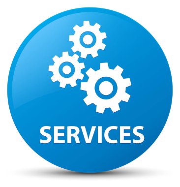 (Vites simgesi) Mavi düğme mavi Hizmetleri