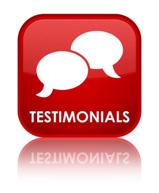 Referansları (sohbet simgesi) özel kırmızı kare düğme