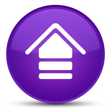 Kutsal kişilerin resmi özel mor yuvarlak düğme upload