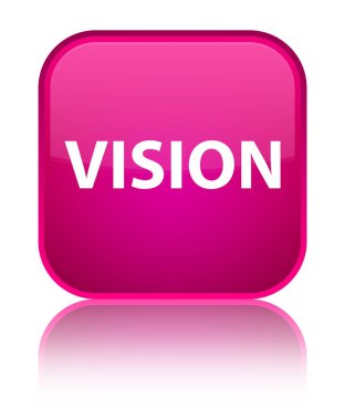 Vizyon özel pembe kare düğme