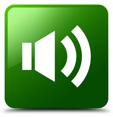 Ses simgesi yeşil kare düğmesi