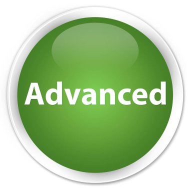 Gelişmiş premium yumuşak yeşil yuvarlak düğmesi