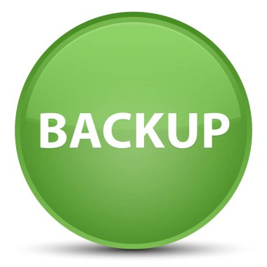 Yedek özel yumuşak yeşil yuvarlak düğmesini