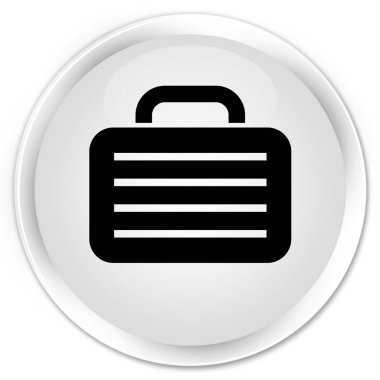 Çanta simge sigorta primi beyaz yuvarlak düğmesi