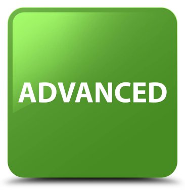 Gelişmiş yumuşak yeşil kare düğme