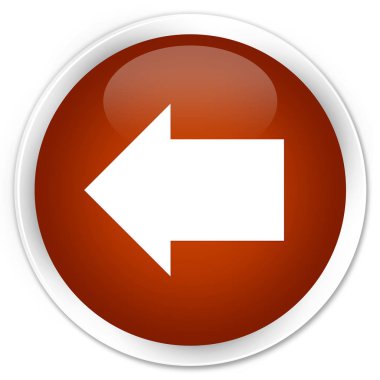 Geri ok simgesi sigorta primi düğmesini kahverengi