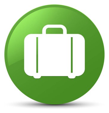 Çanta kutsal kişilerin resmi yumuşak yeşil yuvarlak düğme