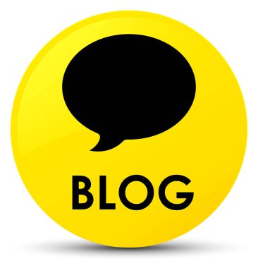 Blog (görüşme simgesi) sarı yuvarlak düğmesi