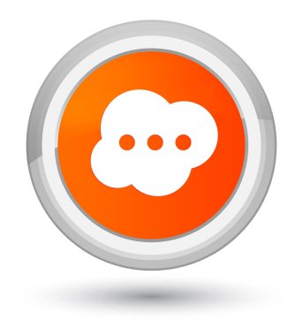 Beyin kutsal kişilerin resmi ana turuncu yuvarlak düğme