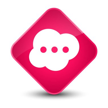 Beyin kutsal kişilerin resmi zarif pembe elmas düğme