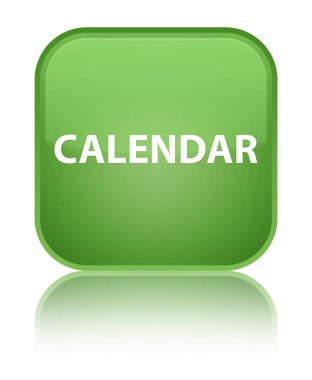 Takvim özel yumuşak yeşil kare düğme