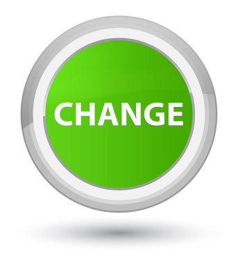 Değiştir asal yumuşak yeşil yuvarlak düğmesini