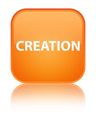 Oluşturma özel turuncu kare düğme