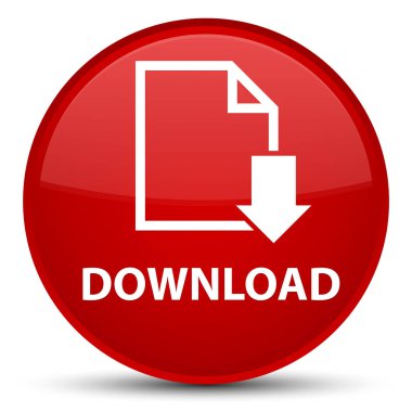 (Belge simgesi) özel kırmızı yuvarlak düğmesini indir