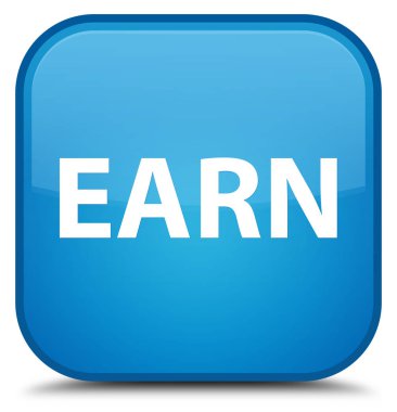 Özel mavi mavi kare düğme kazanmak