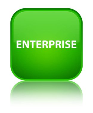 Kurumsal özel yeşil kare düğme