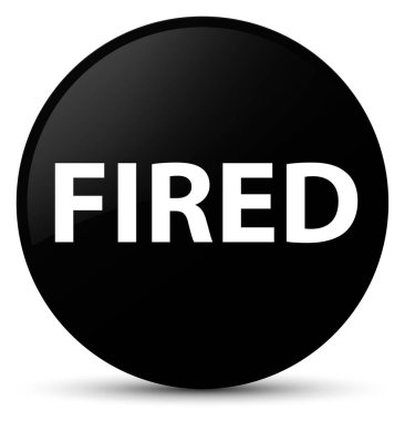 Siyah yuvarlak düğmeye ateş