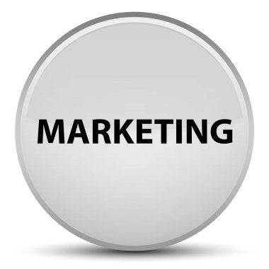 Pazarlama özel beyaz yuvarlak düğmesi