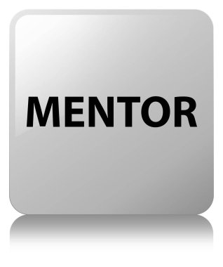 Akıl hocası beyaz kare düğme