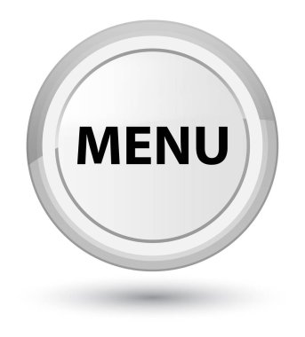 Menü baş beyaz yuvarlak düğmesi