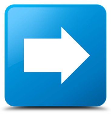 Sonraki ok simgesi mavi mavi kare düğme