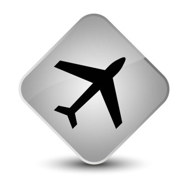 Uçak kutsal kişilerin resmi zarif beyaz elmas düğme