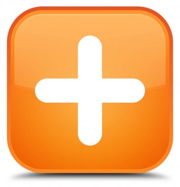 Ayrıca simge özel turuncu kare düğmesi