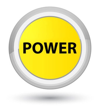 Güç baş sarı yuvarlak düğmesi