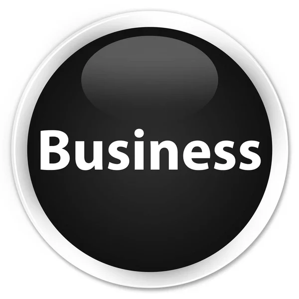 Business premium zwart ronde knop — Stockfoto