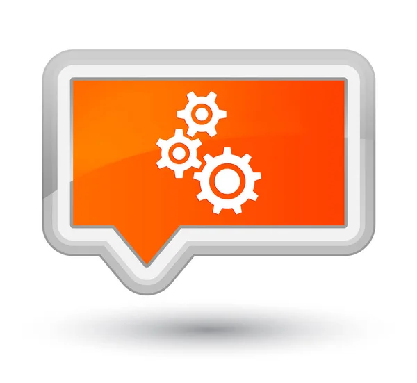 Zařízení ikonu hlavní oranžový nápis tlačítko — Stock fotografie