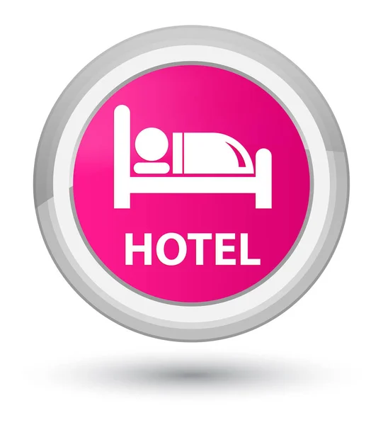 ホテル プライム ピンク丸ボタン — ストック写真
