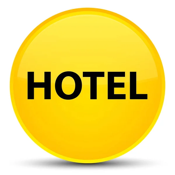 Hotel speciella gula runda knappen — Stockfoto