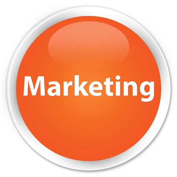 Comercialización botón redondo naranja premium — Foto de Stock