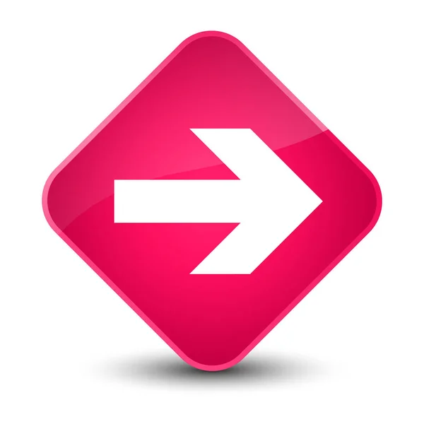 Next arrow icon elegant pink diamond button — Stock Photo, Image
