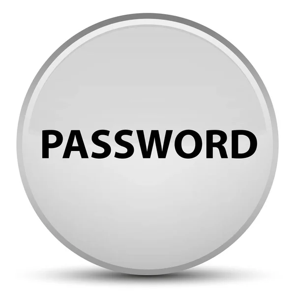 Password special white round button — Stock Photo, Image