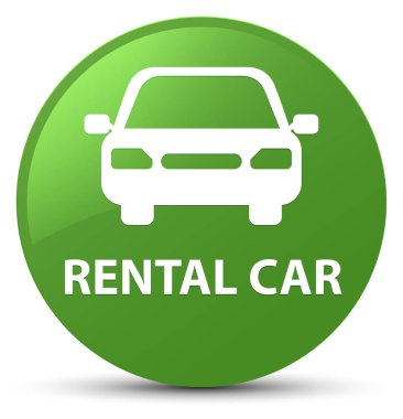 Kiralık Araba yumuşak yeşil yuvarlak düğmesi