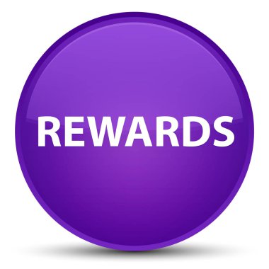 Ödüller özel mor yuvarlak düğmesi